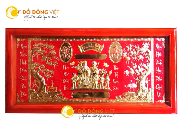 Tranh mừng thọ ông bà năm tân sửu 2021