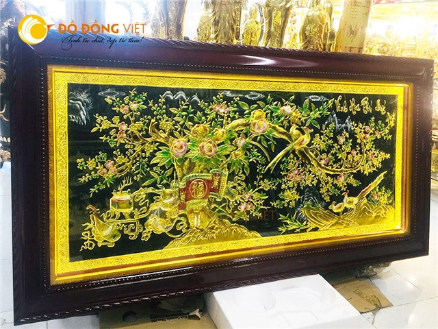 Tranh Vinh Hoa Phú Qúy Bằng Đồng