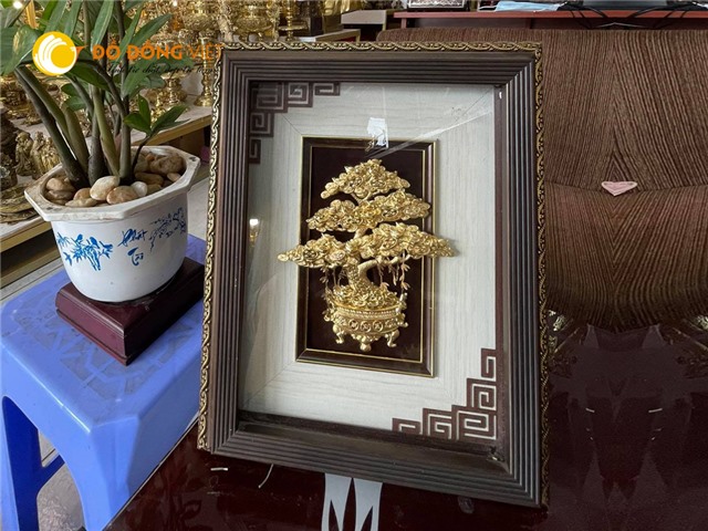 Quà tặng cây tài lộc mạ vàng 24k cao cấp