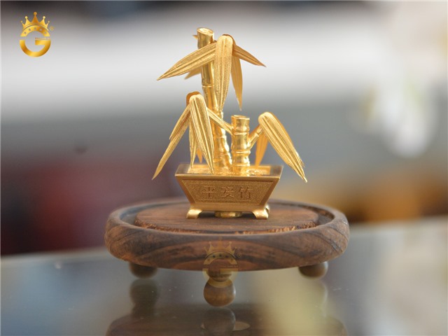 Mua cây trúc mạ vàng 24k làm quà tặng sếp tại Cần Thơ