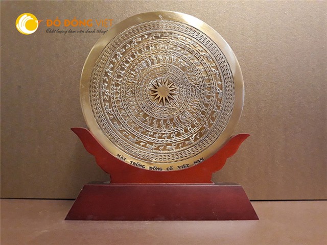 Đĩa đồng quà tặng cỡ nhỏ 10cm làm quà tặng đại hội