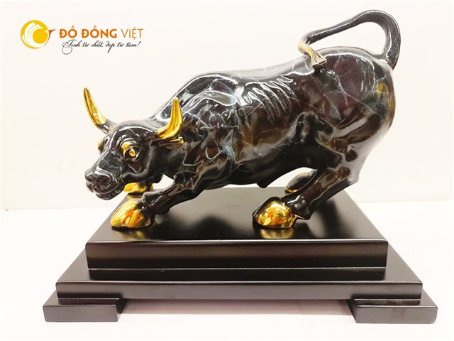 Tượng bò phố Wall, tượng bò tót bằng đồng