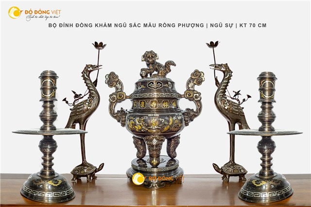 Địa chỉ mua bộ ngũ sự bằng đồng đẹp ở Kiên Giang