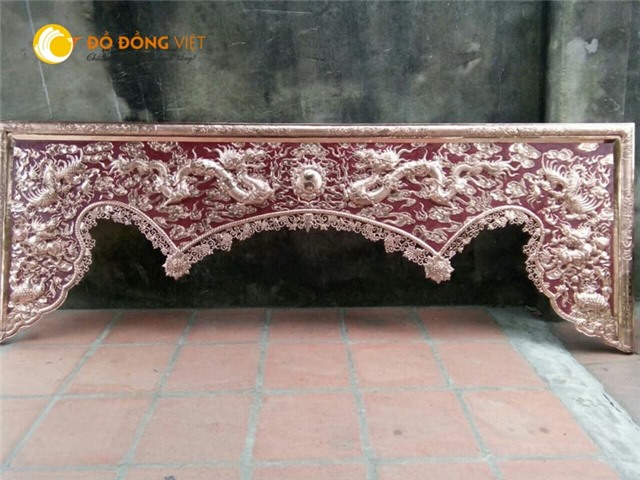 Chế tác cửa võng bằng đồng đỏ theo yêu cầu tại Cần Thơ