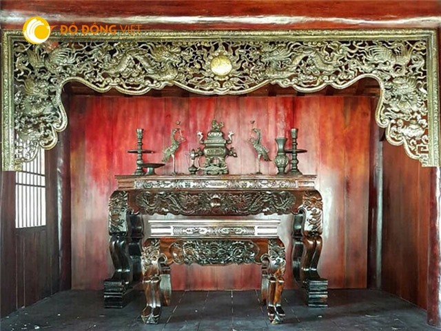 Báo giá cửa võng thờ cúng bằng đồng vàng