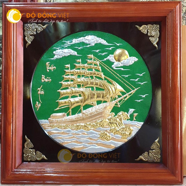 Tranh thuận buồm xuôi gió bằng đồng giá rẻ