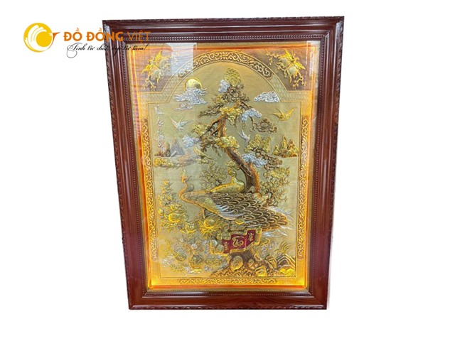 Giá bán tranh đồng Vinh hoa phú quý khổ dọc