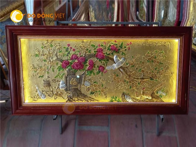Tranh đồng Vinh hoa phú quý- quà tặng tân gia sang trọng, đẳng cấp