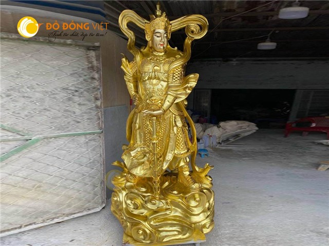 Địa chỉ đúc tượng Hộ pháp tiêu diện bằng đồng mạ vàng theo yêu cầu