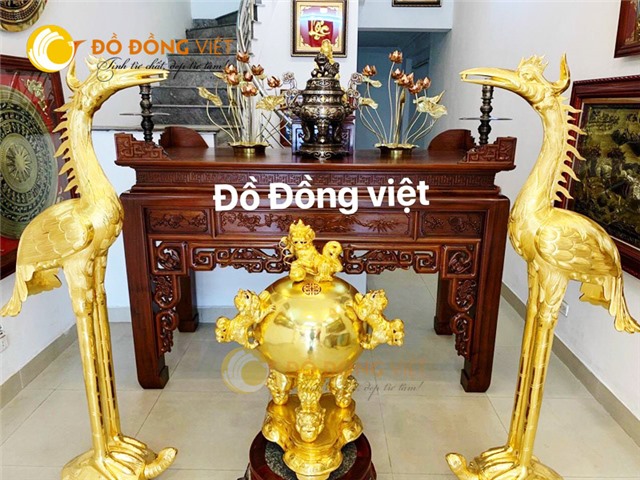 Đúc hạc thờ cỡ lớn uy tín tại Bến Tre