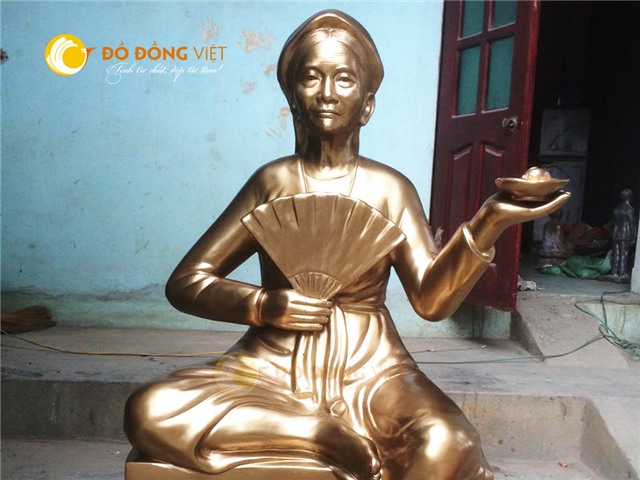 Đúc tượng bằng đồng đỏ theo yêu cầu tại Đồ đồng Việt