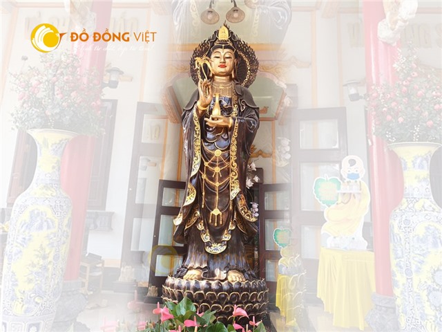 Đúc tượng Quán Thế Âm Bồ Tát bằng đồng tại Bến Tre