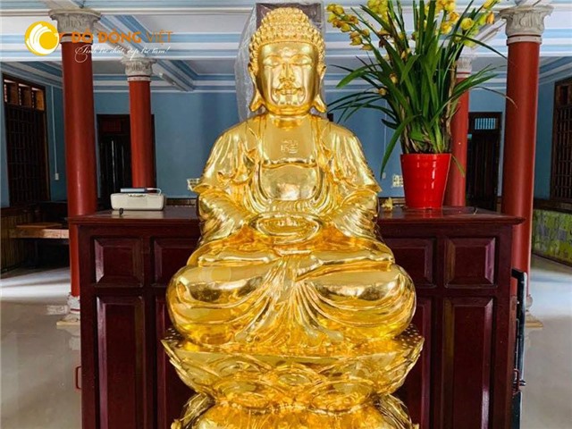 Tượng phật dát vàng 24k