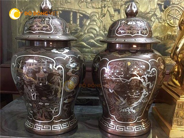 Địa chỉ mua chóe đồng khảm ngũ sắc tại Sóc Trăng