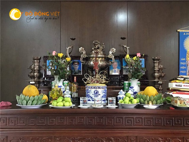 Đúc lư hương đỉnh đồng theo yêu cầu tại Đồ đồng Việt Cần Thơ