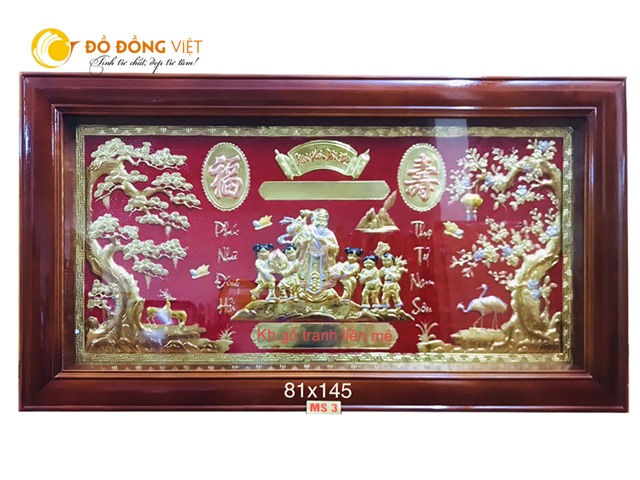 Giá bán tranh đồng mừng thọ cụ ông tại Sóc Trăng