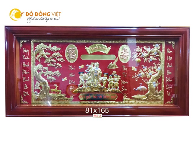 Địa chỉ bán tranh mừng thọ cụ ông bằng đồng tại Cà Mau