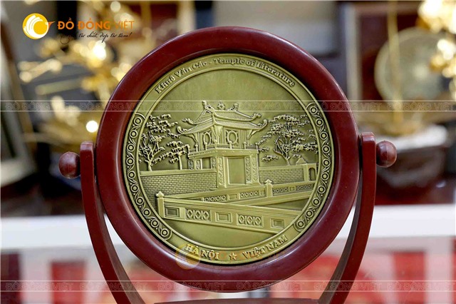 Đĩa đồng lưu niệm Khuê Văn Các giá rẻ