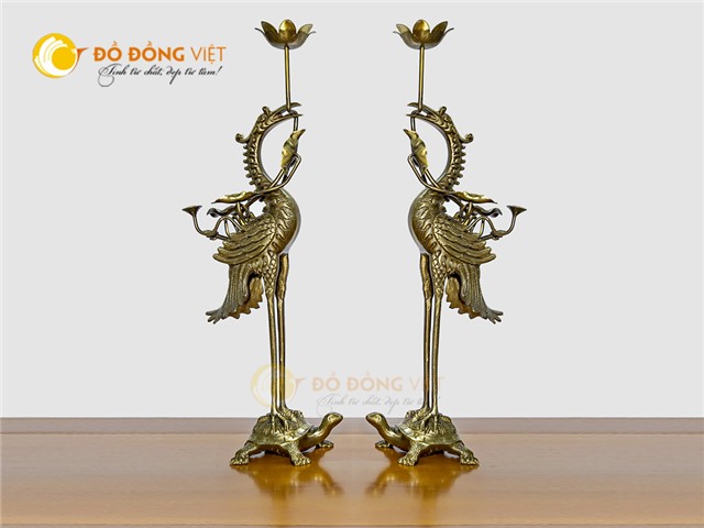 Địa chỉ mua đôi hạc thờ bằng đồng vàng cattut tại Cần Thơ