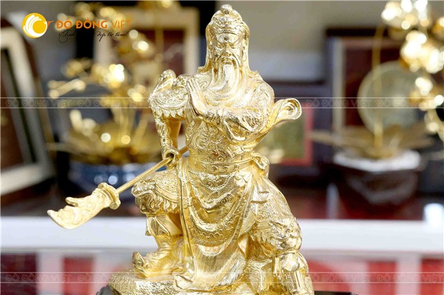 Tượng Quan công bằng đồng đẹp, báo giá tượng đồng Quan Công