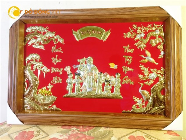 Các mẫu tranh đồng mừng thọ phổ biến được ưa chuộng