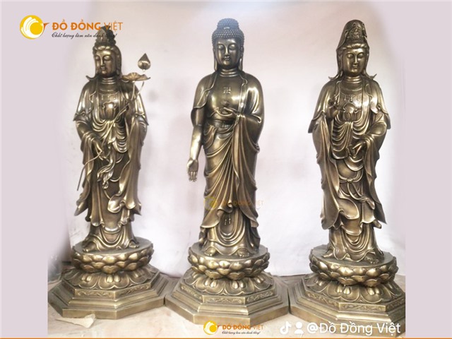 Địa chỉ đúc tượng tam thế Phật bằng đồng tại Long An