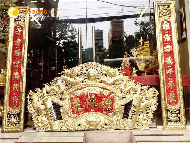 Bộ Cuốn Thư Cầu Đối Bằng Đồng Giá Rẻ 1m75