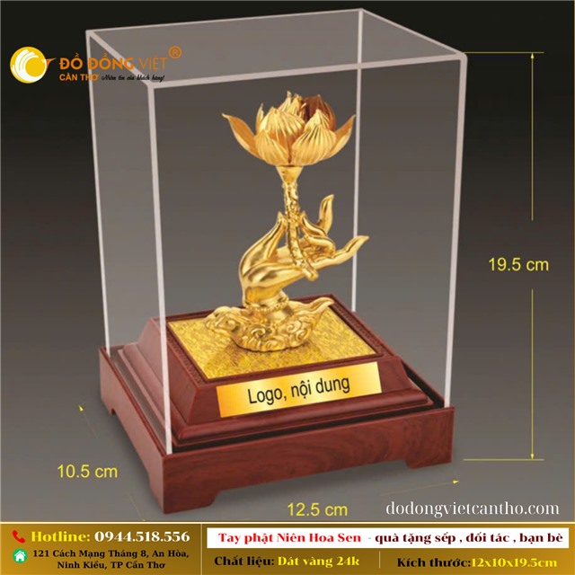 TAY PHẬT NIÊN HOA SEN DÁT VÀNG - VẬT PHẨM GIÚP TÂM HỒN THANH TỊNH