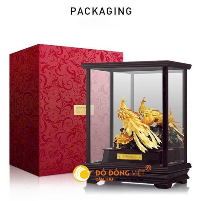 ĐÔI CHIM CÔNG VÀNG - QUÀ TẶNG TÂN HÔN Ý NGHĨA