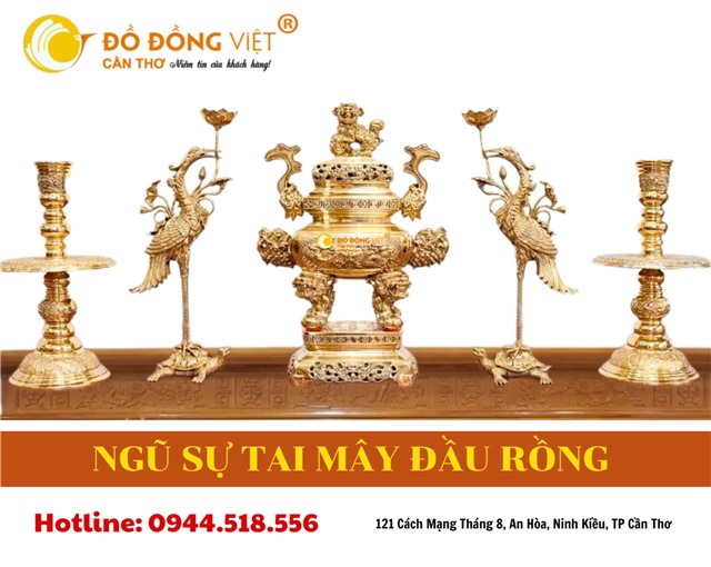 HƯỚNG DẪN CÁCH BÀY TRÍ BỘ NGŨ SỰ HỢP PHONG THỦY