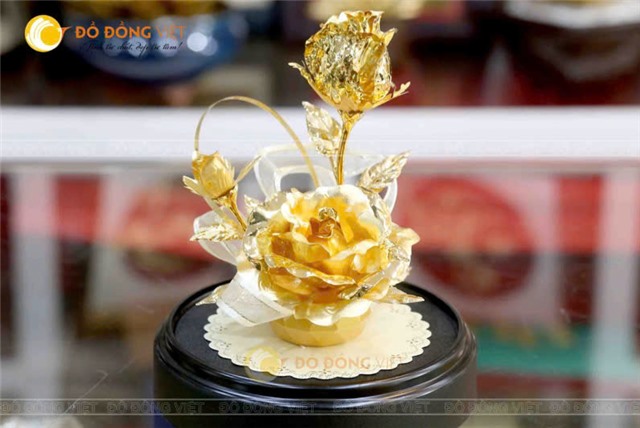HOA HỒNG MẠ VÀNG - QUÀ TẶNG NGÀY LỄ TÌNH NHÂN