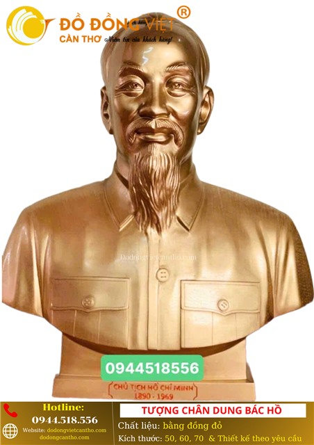 TƯỢNG BÁC HỒ BẰNG ĐỒNG - TƯỢNG ĐÀI BẤT TỬ, LÒNG TRI ÂN SÂU SẮC! 