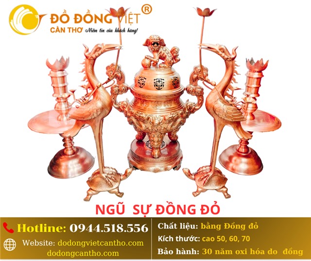 5 ĐIỂM NỔI BẬT CỦA BỘ NGŨ SỰ BẰNG ĐỒNG ĐỎ
