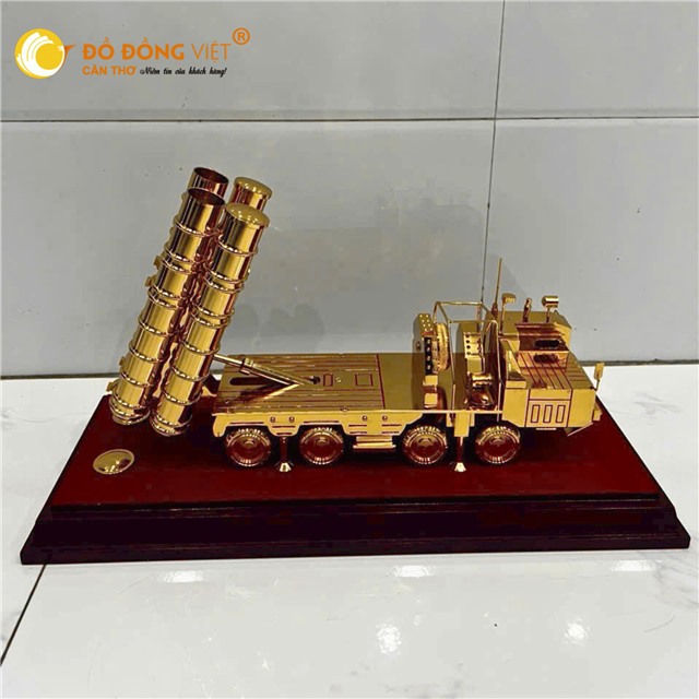 MÔ HÌNH PHÁO BINH MẠ VÀNG 24K – QUÀ TẶNG TRI ÂN NGÀY 27/7 ĐẦY Ý NGHĨA