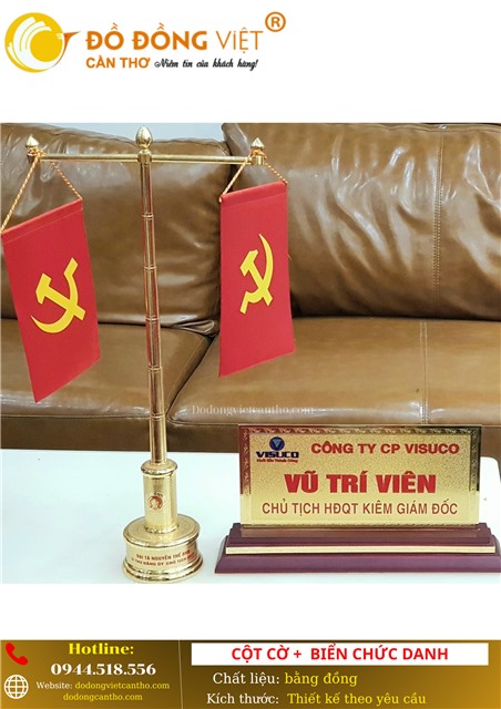 CỘT CỜ & BIỂN CHỨC – KHẲNG ĐỊNH VỊ THẾ & PHONG THÁI LÃNH ĐẠO