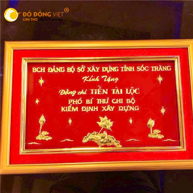 ĐỒ ĐỒNG VIỆT CẦN THƠ THIẾT KẾ TRANH CHỮ VÀNG THEO YÊU CẦU