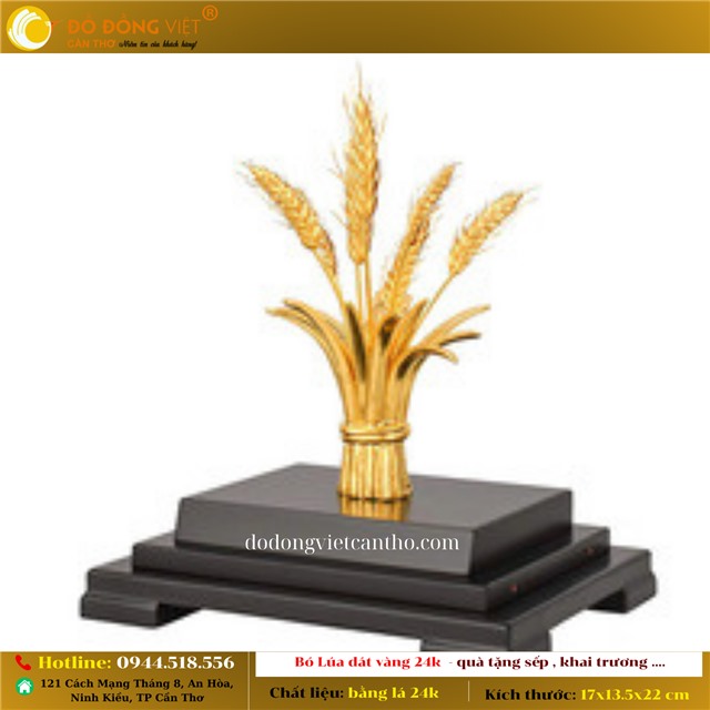 BÓ LÚA DÁT VÀNG 24K - BIỂU TƯỢNG CỦA SỰ SUNG TÚC, ẤM NO