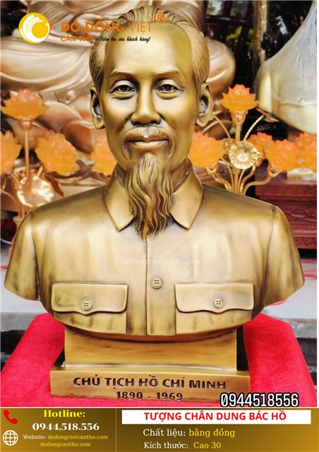 ĐỊA CHỈ ĐÚC TƯỢNG BÁC HỒ THEO YÊU CẦU TẠI CẦN THƠ