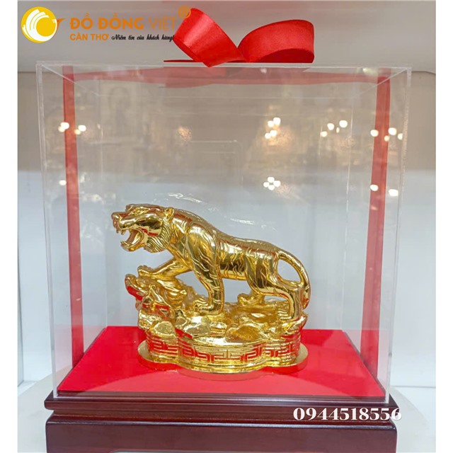 TƯỢNG HỔ DÁT VÀNG 24K – QUÀ TẶNG SẾP VÀ ĐỐI TÁC TUỔI DẦN