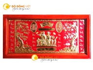 Tranh mừng thọ ông bà năm tân sửu 2021