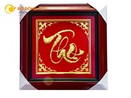 Tranh chữ thọ thư pháp bằng đồng