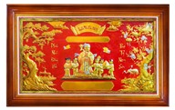Tranh mừng thọ cụ bà giá rẻ KT 70x110cm