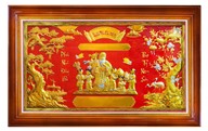 Tranh mừng thọ cụ ông giá rẻ KT 70x110cm