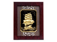 Tranh thuận buồm xuôi gió mạ vàng 24k
