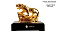 Giá bán tượng hổ vàng hưng thịnh dát vàng tại Bến Tre