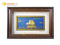 Tranh thuận buồm xuôi gió làm quà tặng tân gia