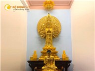Đồ đồng Việt đúc tượng Phật bằng đồng mạ vàng theo yêu cầu