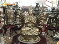 Đúc tượng Bồ Tát Chuẩn Đề bằng đồng