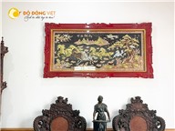 Tranh đồng bát mã, tranh đồng phong thủy mã đáo thành công