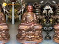 Tượng đồng Đức Phật Thích Ca Mâu Ni ngồi thiền